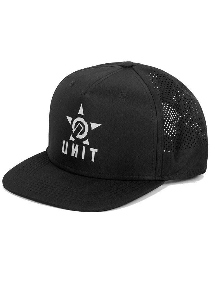 Unit Mens Headwear Trucker Cap Signal OSFM Black