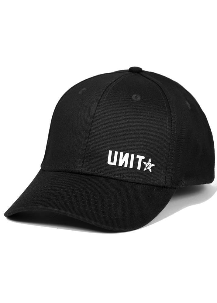 Unit Mens Headwear Flexi Cap Guild Black
