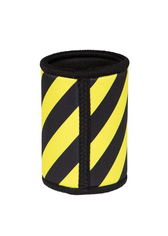 Unit Mens Stubbie Cooler Hazard Yellow