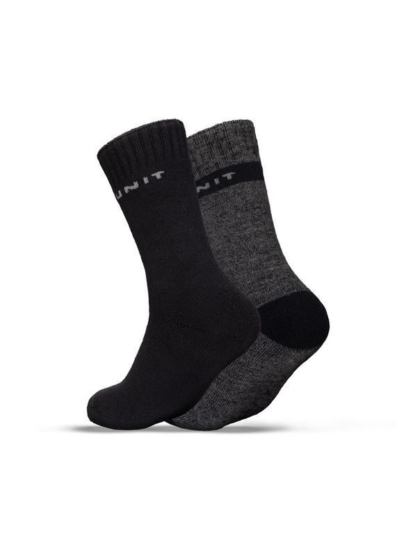 Unit Mens Socks 2 Pack Extra Thick Premium Bamboo Multi Colour
