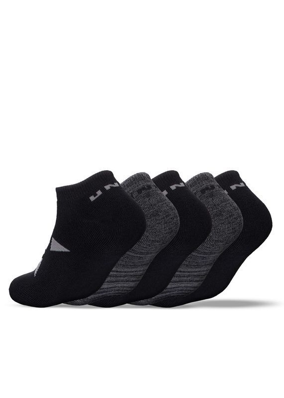 Unit Mens Socks No Show 5 Pack Void Multi Colour