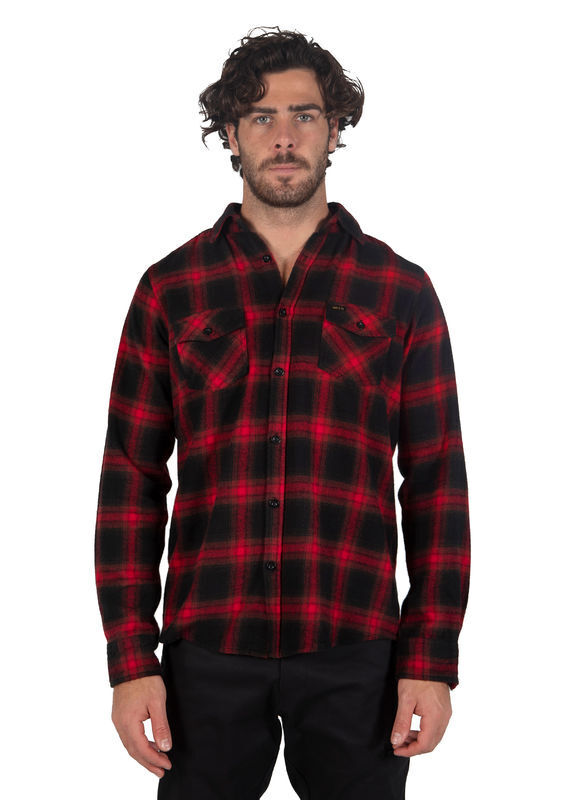 Unit Mens Shirt Flannel Hood Chester