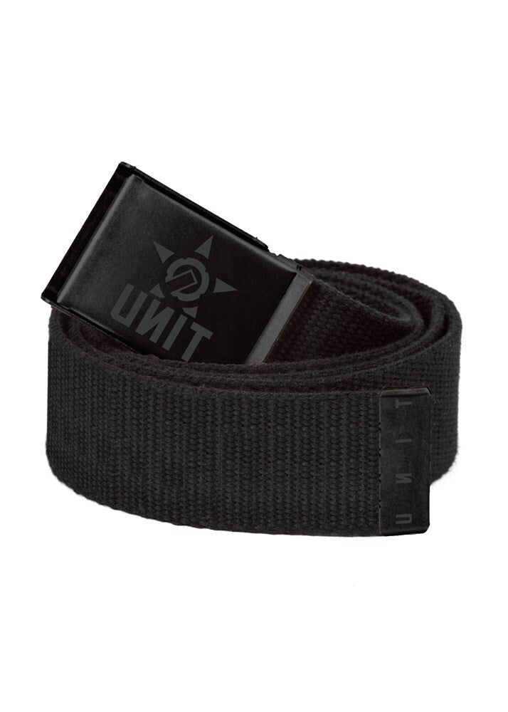 Unit Mens Belt Fortress Black