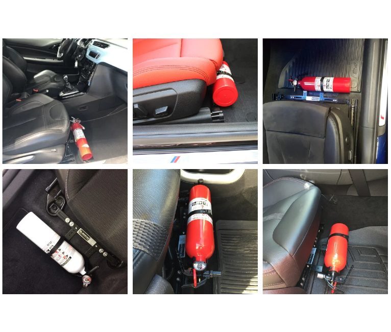 The Bracketeer Universal Car Fire Extinguisher Bracket