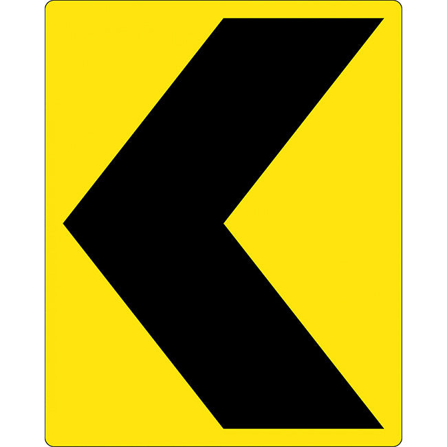 Obstruction Marker Traffic Safety Sign 600x750mm