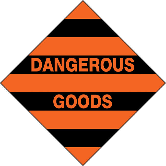 Dangerous Goods Hazchem Sign 270x270mm Metal