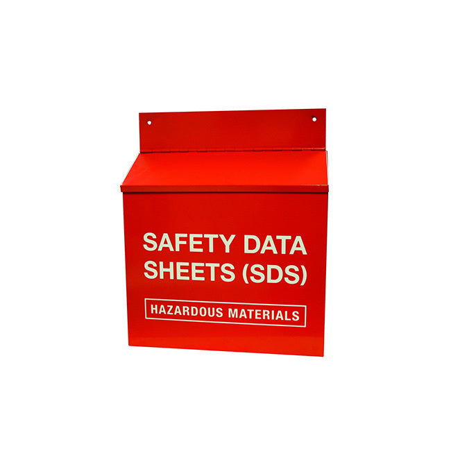 SDS Outdoor Station with lid x125mm Deep Traffic Safety Sign 450x450mm Steel