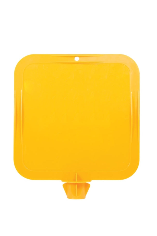 Blank Lock-in Sign Frames Yellow