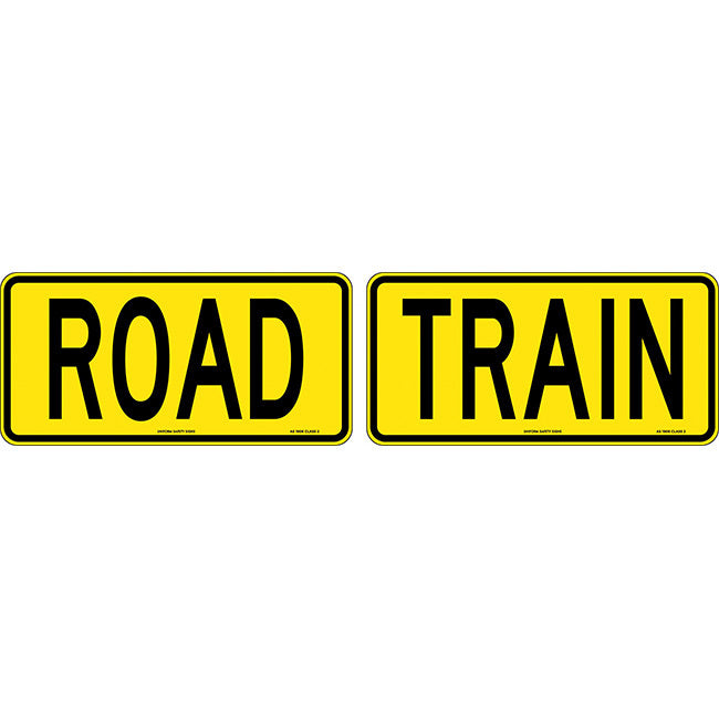 Road Train Metal 510x250mm Pack of 2