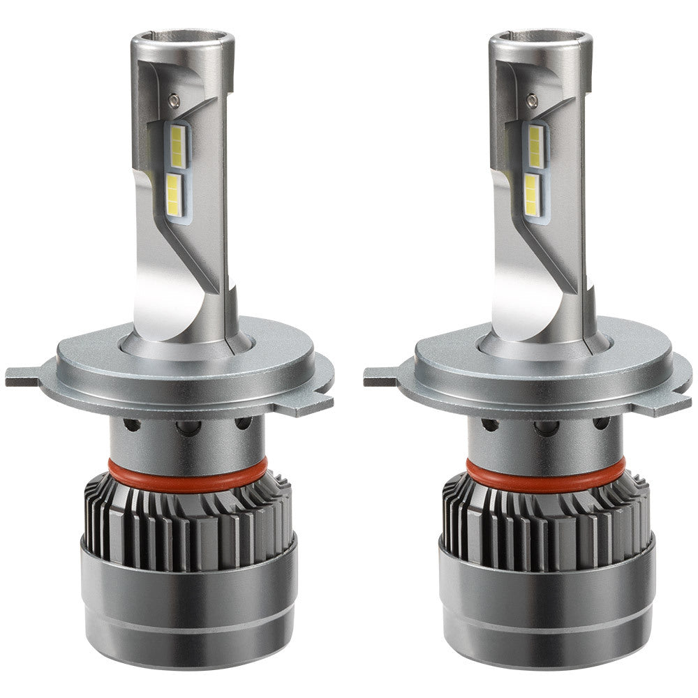 LIGHTFOX Pair H4 9003 LED Headlight KIT 60W 18000LM Hi/Low Beam Replace Halogen Xenon