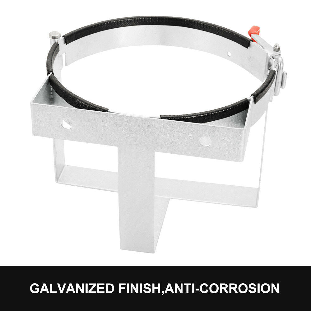 MOBI  4.5KG Gas Bottle Holder Galvanized for Camping Trailer Caravans RV 4WD Lockable