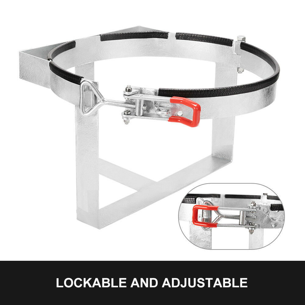 9KG Gas Bottle Holder Galvanized for Trailer Camping Caravans 4WD Lockable