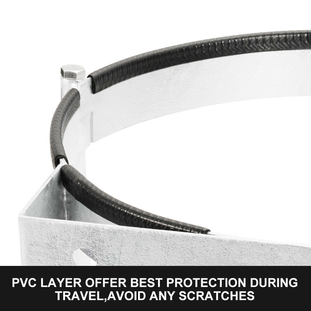 9KG Gas Bottle Holder Galvanized for Trailer Camping Caravans 4WD Lockable