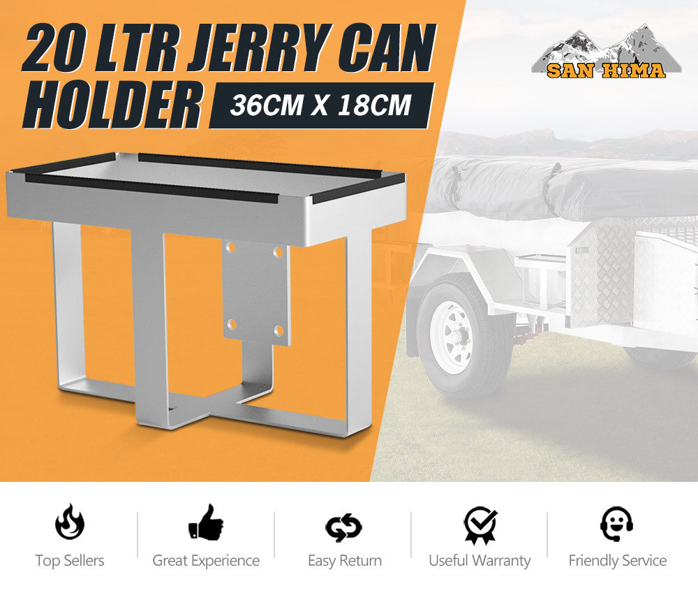 20L Jerry Can Holder Galvanized Steel 4x4 Camper Trailer Caravan Offroad