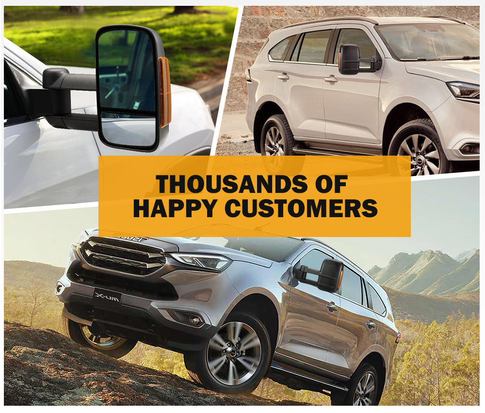 San Hima Extendable Towing Mirrors For Isuzu MU-XÂ 2021-Current