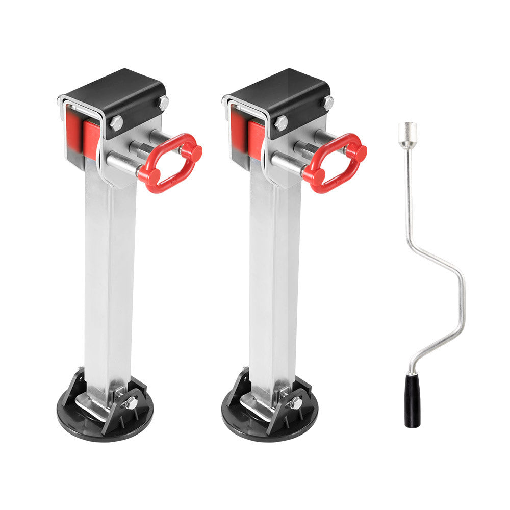 SAN HIMA 2x 740mm Drop Down Corner Steadies Stabilizer Legs Caravan Camper Trailer New