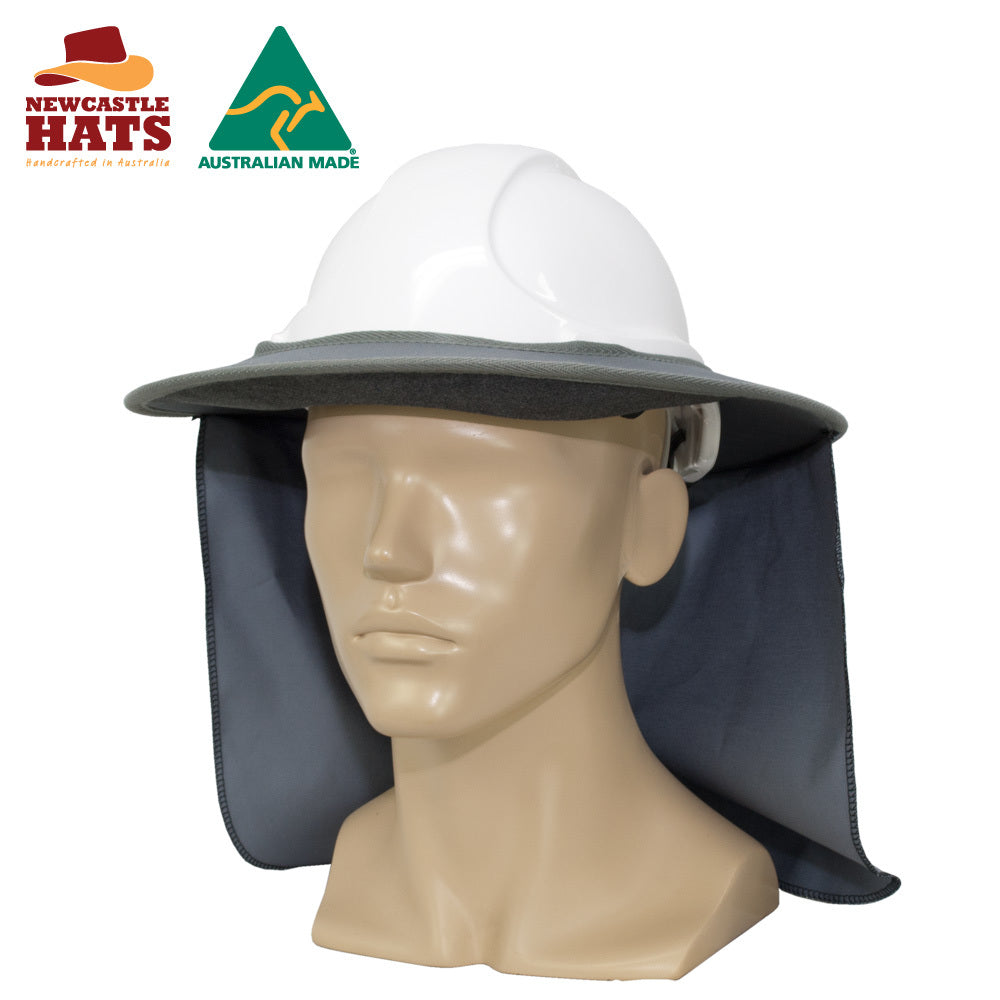 Hard Hat Brim with Brimlock and Cotton Flap