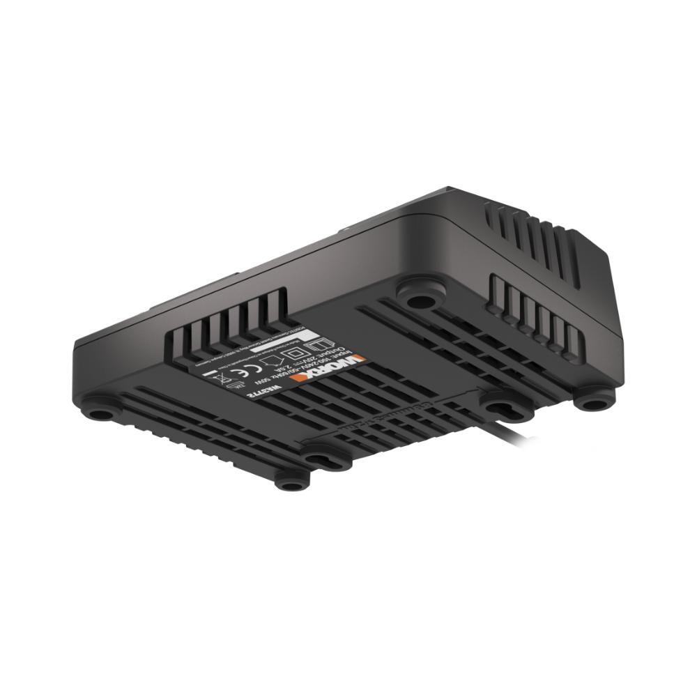 WORX 20V MAX POWERSHARE 4A Dual Port Fast Battery Charger WA3883