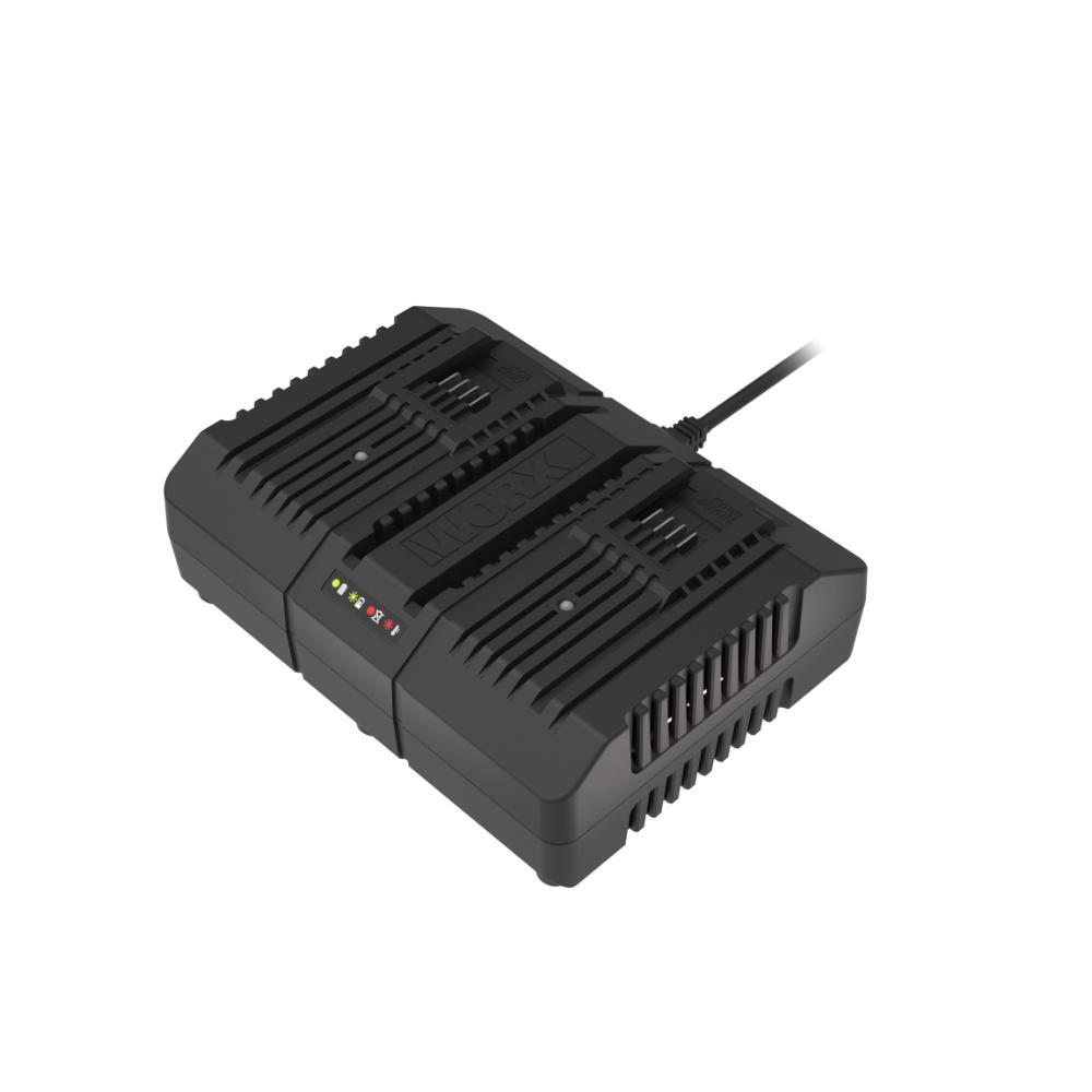 WORX 20V MAX POWERSHARE 4A Dual Port Fast Battery Charger WA3883