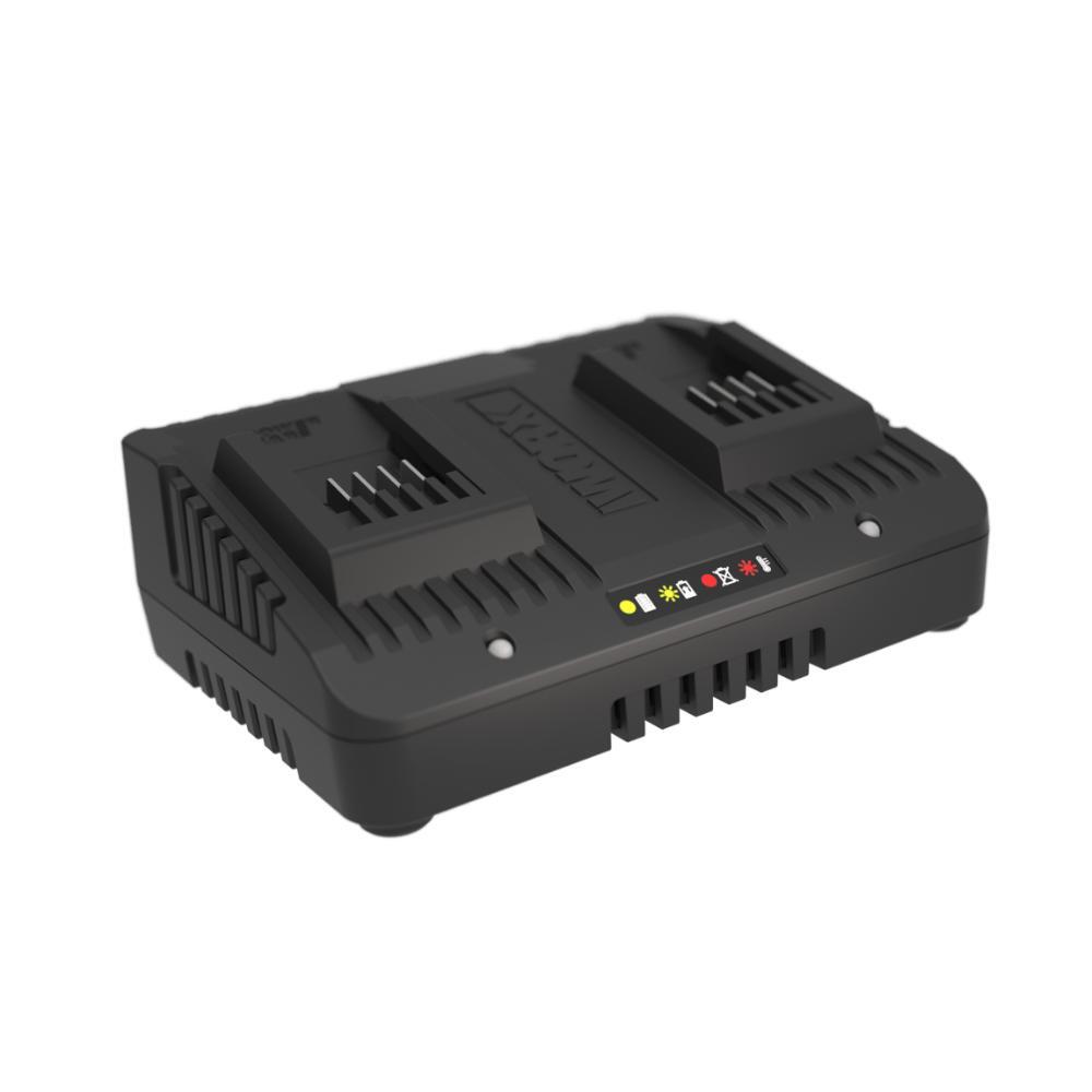 WORX 20V MAX POWERSHARE 4A Dual Port Fast Battery Charger WA3883