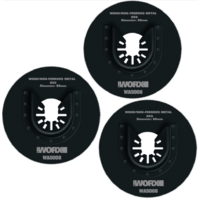 WORX SoniCrafter 3Pack - 80mm Circular Saw Universal Fit Blades for Oscillating Multi-Tool - WA5008.3