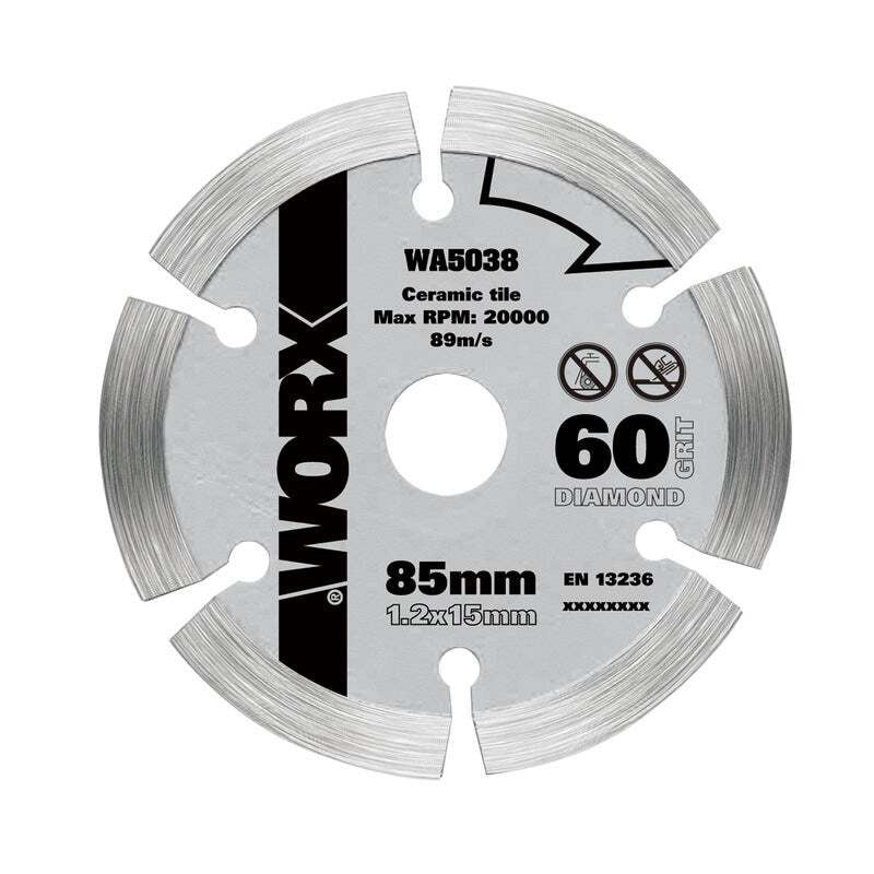WORX WA5038 85mm Diamond Blade