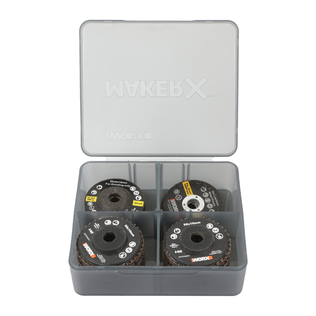 MakerX Angle Grinder 16 Piece Accessory Kit