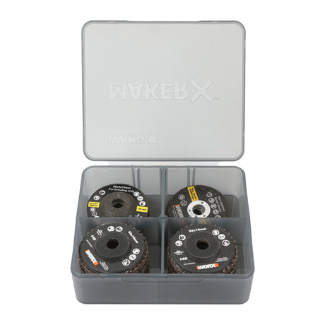 MakerX Angle Grinder 16 Piece Accessory Kit