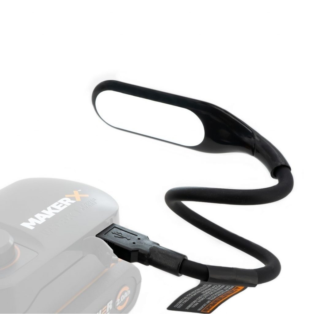 WORX 20V MAKERX USB Flexible Light Skin (HubX & POWERSHARE Battery / Charger not incl.) - WA7231