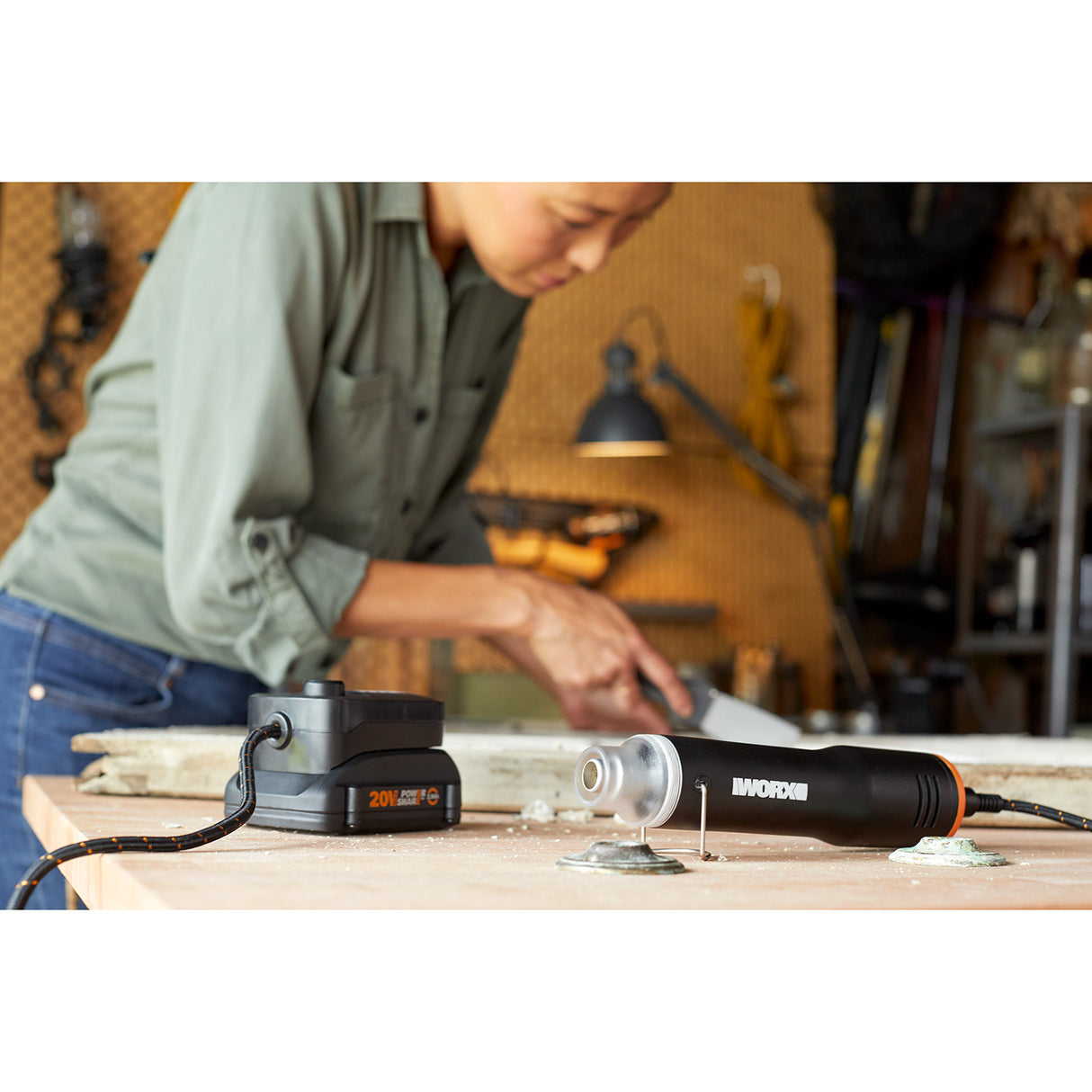 WORX 20V MakerX Mini Heat Gun (Tool Only) WA743.9