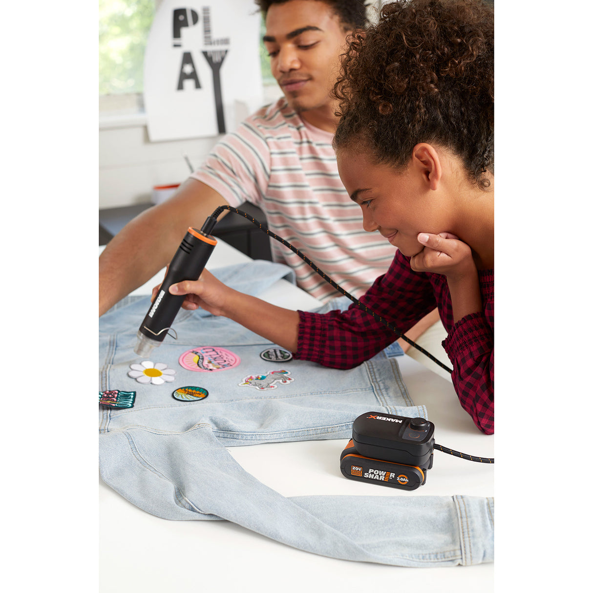 WORX 20V MakerX Mini Heat Gun (Tool Only) WA743.9