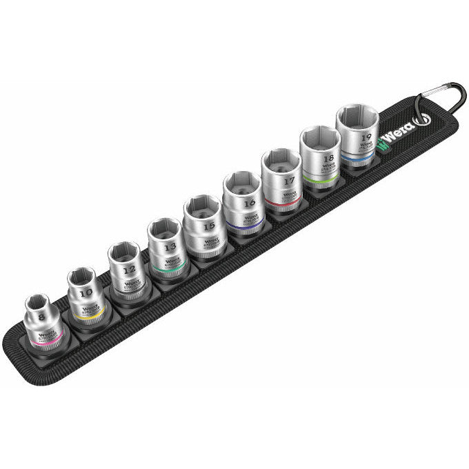 Wera 9 Piece 3/8" Socket Set Metric WER003973