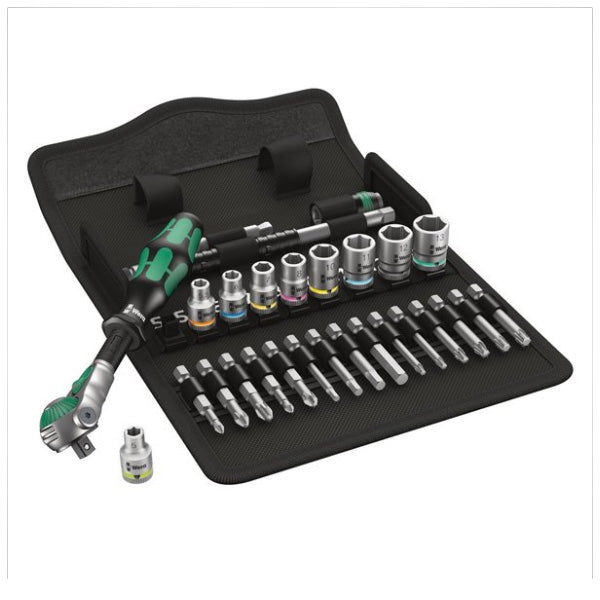 Wera 28 Piece Metric 1/4" Dr Speed Ratchet Set WER004016