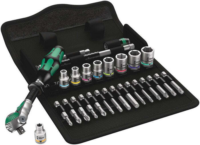 Wera 28 Piece Speed Ratchet Set 1/4" Drive Imperial WER004019