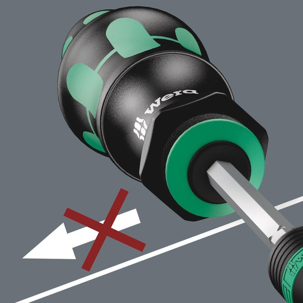 Wera 7 Piece 25mm Kraftform Kompakt Screwdriver with Pouch WER051024