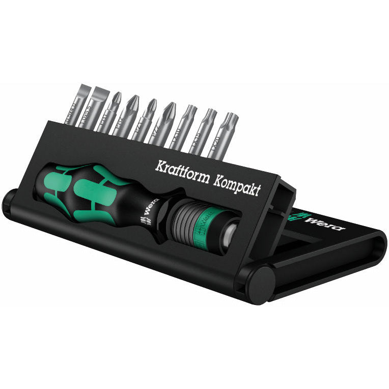 Wera 10 Piece Kraftform Kompakt Screwdriver Set WER056653