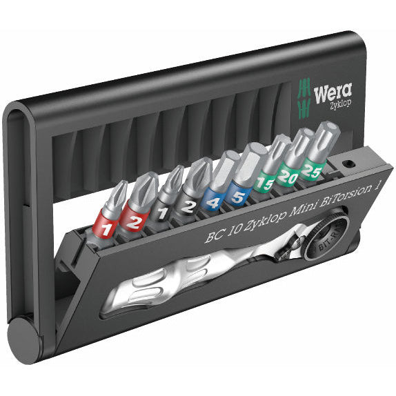 Wera 10 Piece Bit-Check Mini Bitorsion Set WER057418