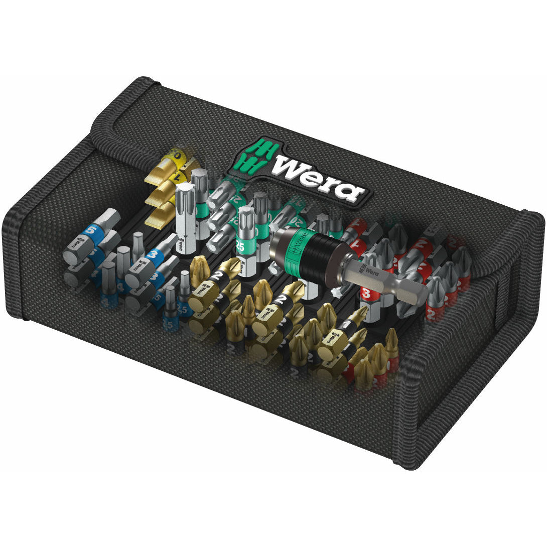 Wera 61 Piece Bit-Safe 61 BiTorsion Insert Bit Set WER057441