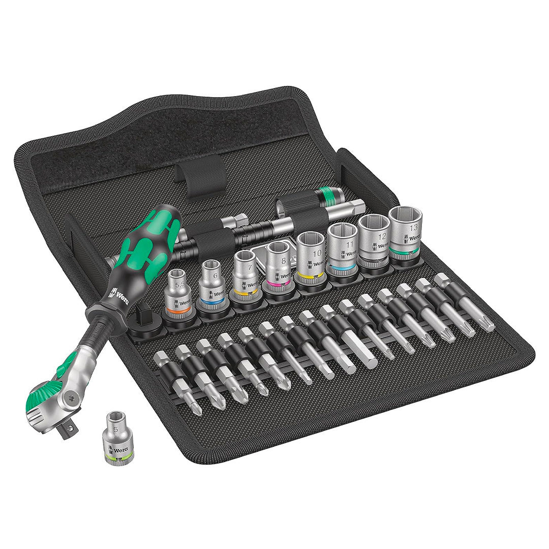 Wera 73 Piece 2go E 1 Tool Set for Electricians WER134025