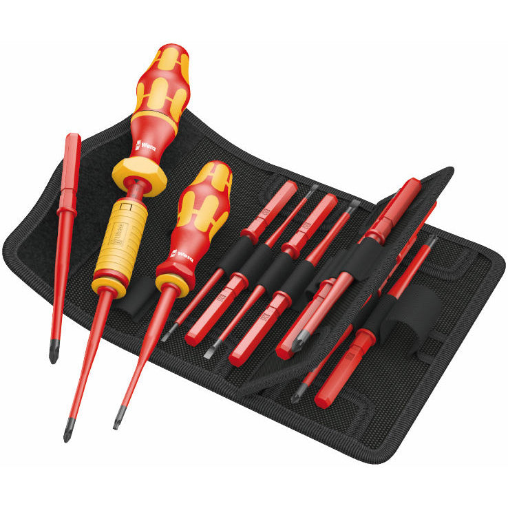 Wera 1.2-3.0 Nm VDE 16 Piece Adjustabled Torque Screwdriver Set WER135906