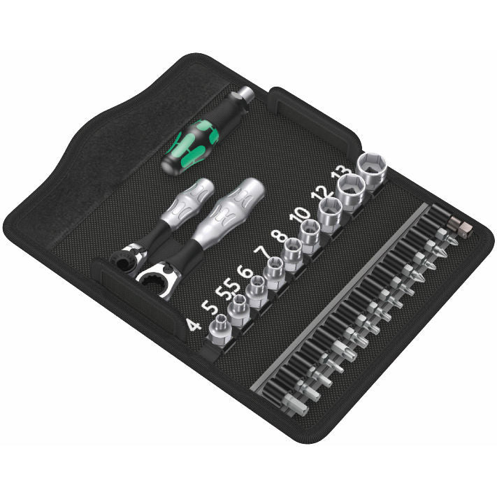 Wera 27 Piece Kraftform Kompakt Zyklop Mini Screwdriver Bit Set WER135918