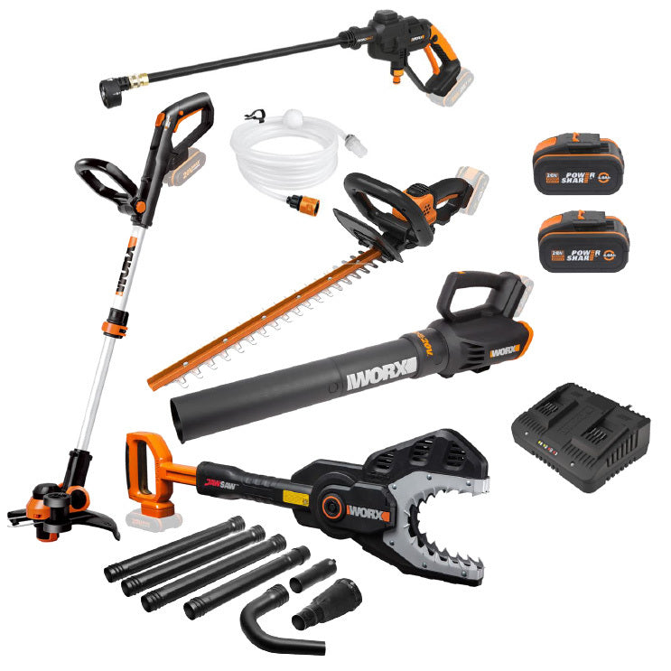WORX 20V Garden 6 Piece Kit WG206PC