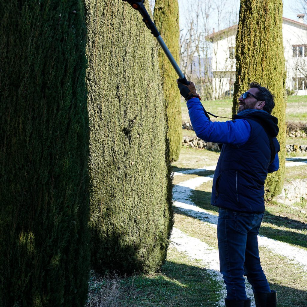 WORX 20V Cordless Pole Hedge Trimmer Skin (POWERSHARE Battery / Charger not incl.) - WG252E.9