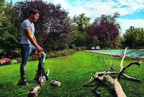 WORX 20V Cordless JAWSAW 15cm Chainsaw w/ POWERSHARE 2Ah Battery & Charger - WG329E.B