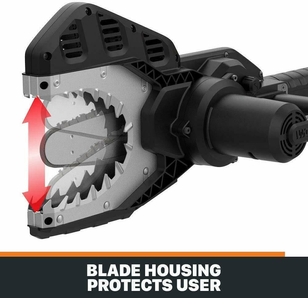 WORX 20V Cordless JAWSAW 15cm Chainsaw w/ POWERSHARE 2Ah Battery & Charger - WG329E.B