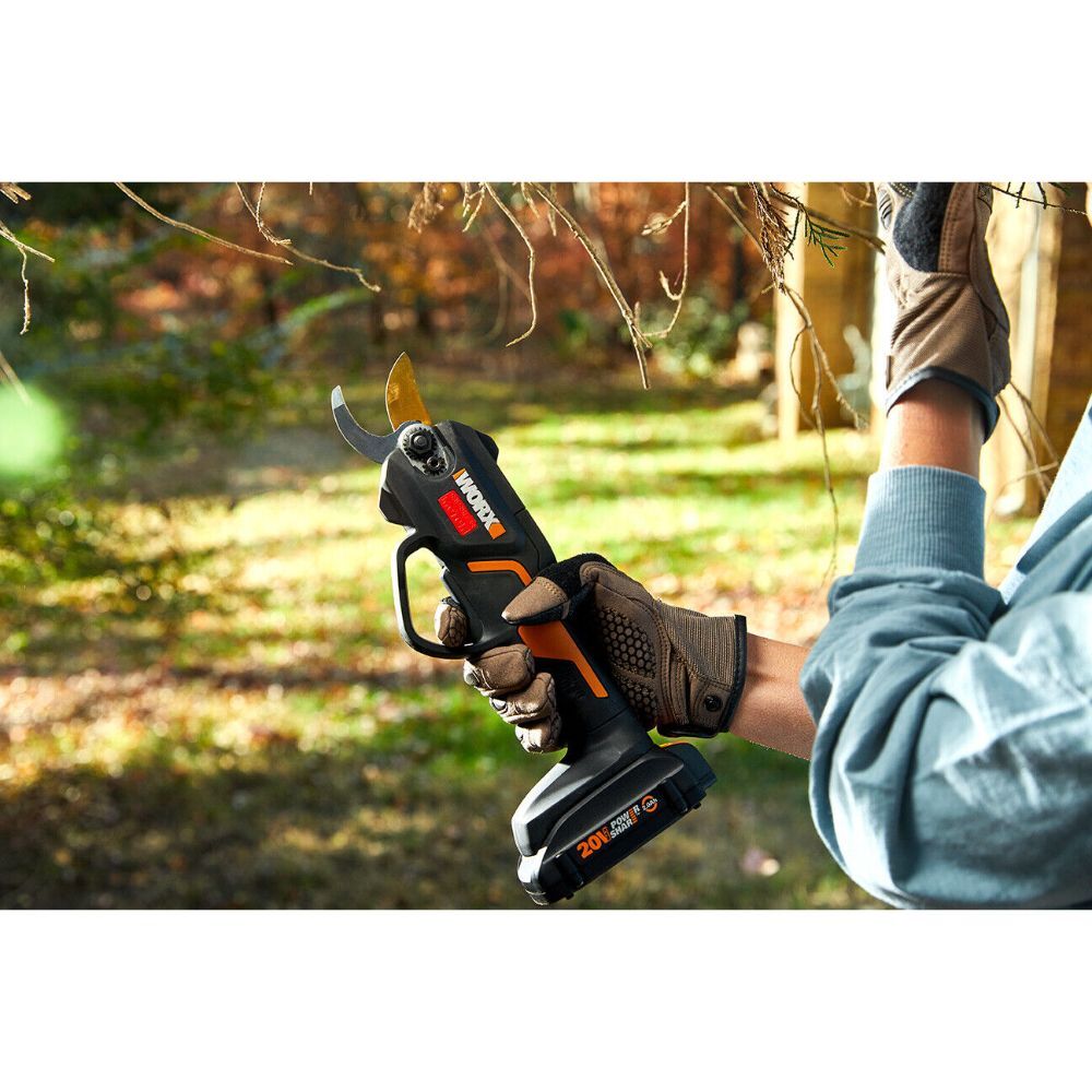 WORX 20V NITRO Cordless Brushless 25mm Pruner Shears - 20V POWERSHARE Tool Only - WG330E.9