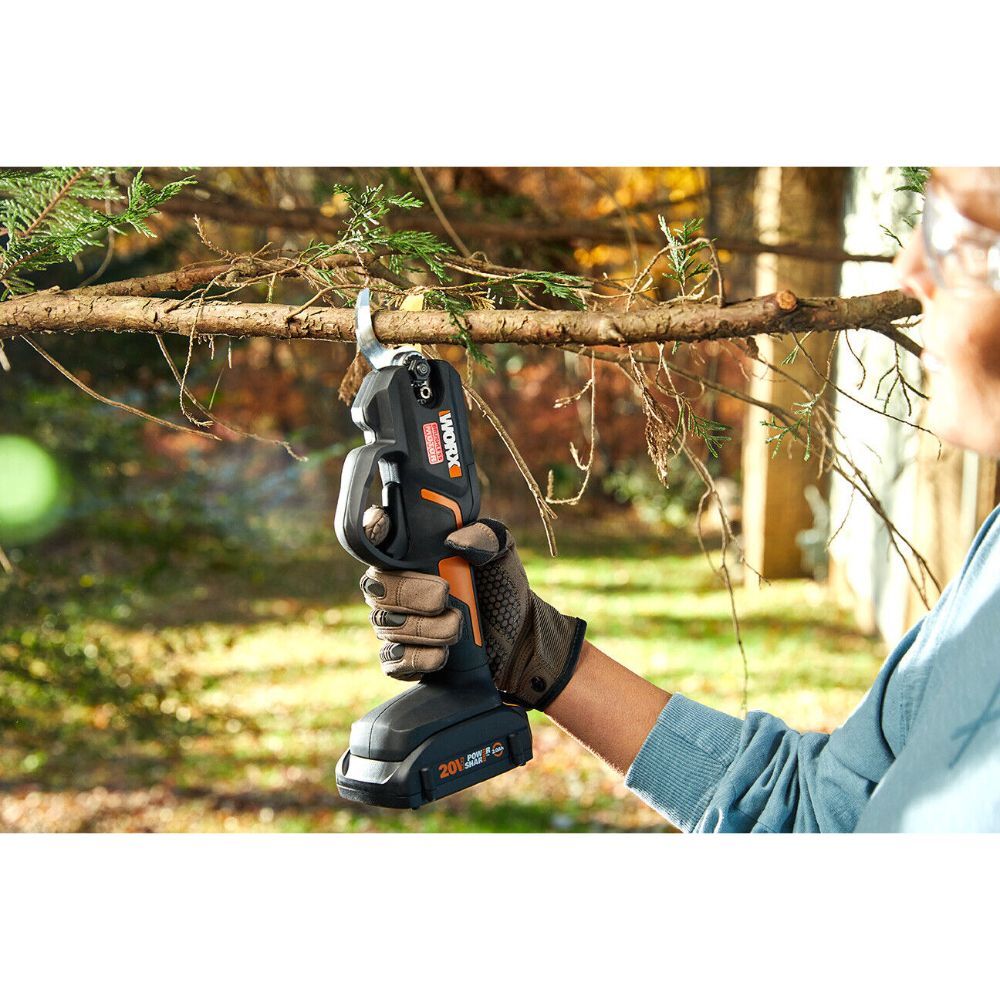 WORX 20V NITRO Cordless Brushless 25mm Pruner Shears with 2Ah POWERSHARE Battery & Charger - WG330E.B