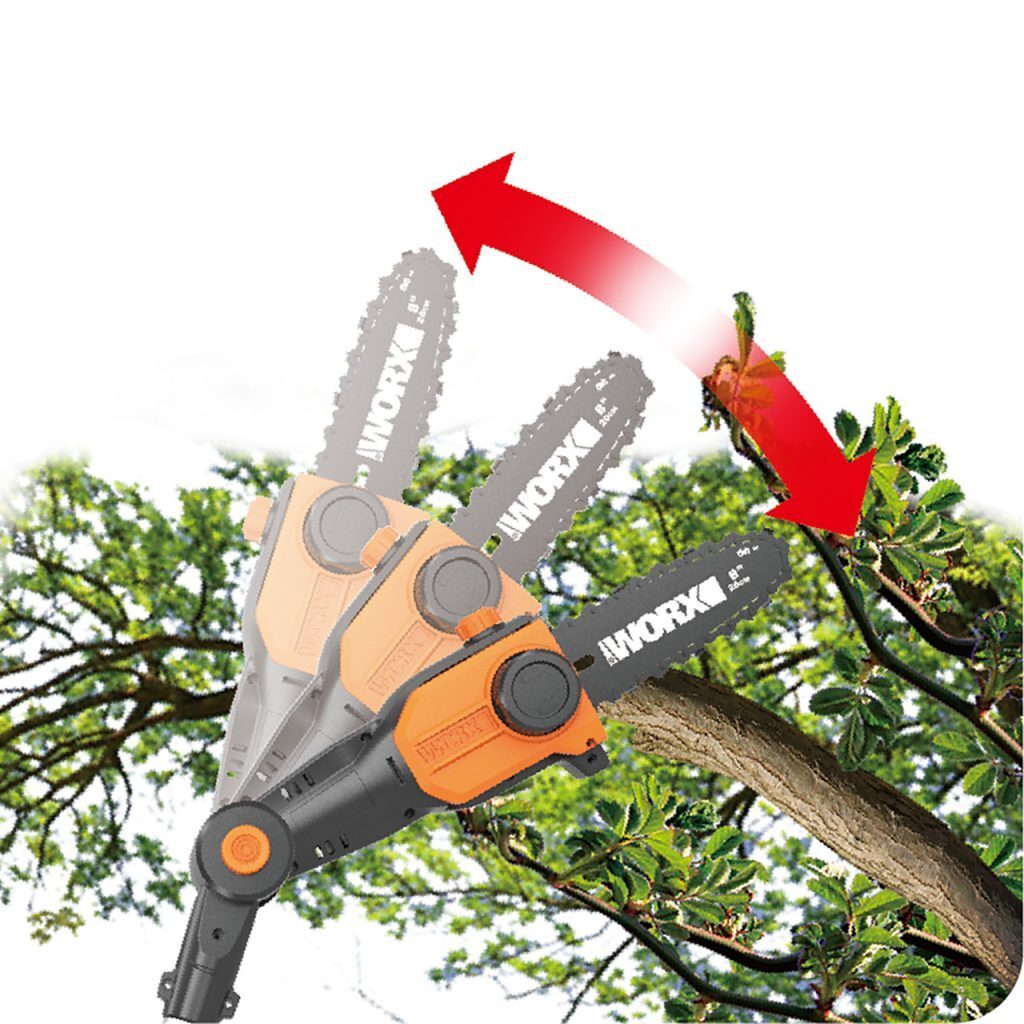 WORX 20V Cordless Pole Saw Skin (POWERSHARE Battery / Charger not incl.) - WG349E.9