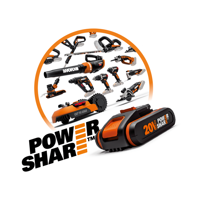 WORX 20V Brushless Leaf Jet Blower (Tool Only - Battery / Charger sold separately)