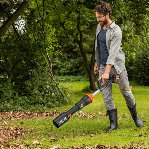 WORX 20V Cordless Brushless LEAFJET Blower w/ POWERSHARE 4Ah Battery & Charger - WG543E.B